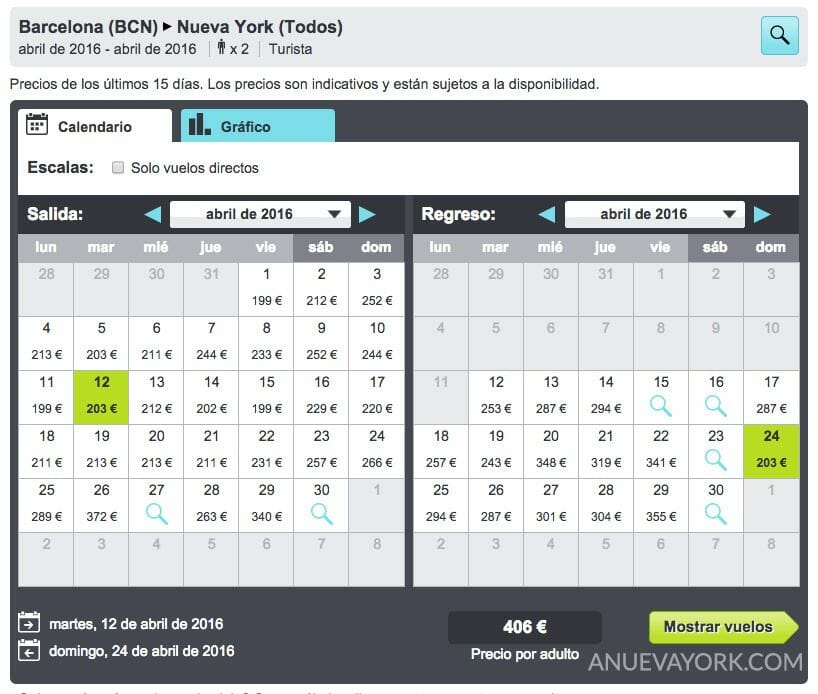 vuelos baratos new york