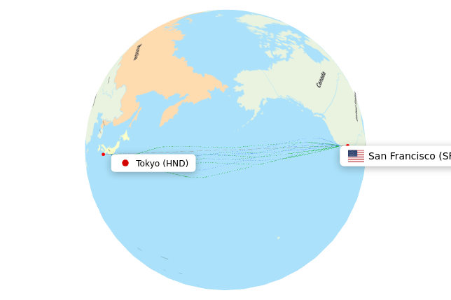 tokyo flights from sfo