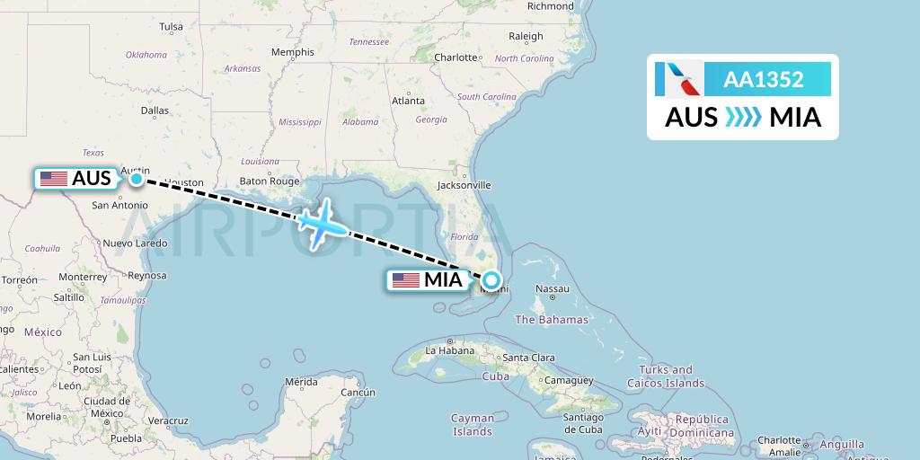 austin to miami flights