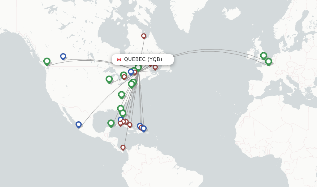 flights to quebec city